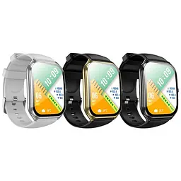 Смарт-годинник Hoco Y28 AMOLED Smart sports watch(call version) сріблястий - мініатюра 5