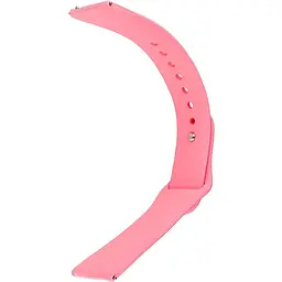 Ремінець Silicone 20 мм Watch Active/Galaxy S4 42 мм/Gear S2/Xiaomi Amazfit Світло-рожевий
