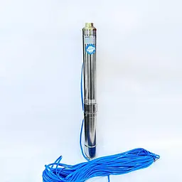 Насос глибинний багатоступеневий Zegor 4SEM2/20-1.1 PRO H125m + 55 м кабелю 30412 - мініатюра 3