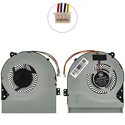 Вентилятор для ноутбука ASUS X552MJ X552D X552C X552LD X552EA (Кулер)
