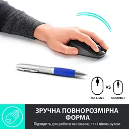 Мишка Logitech M190 Charcoal (910-005905) - мініатюра 3