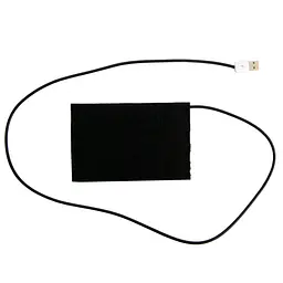 Електрична грілка 15×10 см, войлочна, чорна, живлення від USB 7W - мініатюра 3