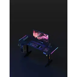 Комп'ютерний ігровий стіл Anda Seat Terminator RGB (AD-D-DD1-1600L-01-BB) [123502] - мініатюра 8