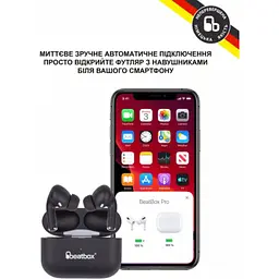 Навушники BeatBox PODS PRO 1 Wireless charging black (bbppro1wcb) - мініатюра 4