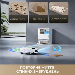 Робот-пилосос миючий Dreame Aqua 10 Ultra Track Complete Black - мініатюра 8