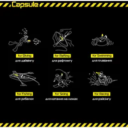 Чохол до мобільного телефона Armorstandart Capsule Waterproof Case Yellow (ARM59234) - мініатюра 2
