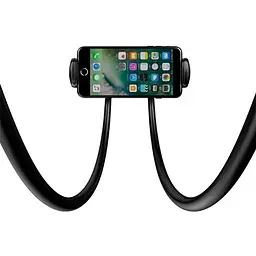 Тримач для телефону Baseus Holder Necklace Lazy Bracket Black SUJG-LR01 - мініатюра 2