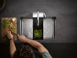 Змішувач Hansgrohe Aquno Select M81 170 3jet кухонний з витяжним виливом 73837000 Хром - мініатюра 2
