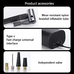 Портативний компресор Wireless Pump 12В ST5509D ∙ Багатофункціональний портативний Wireless Pump компресор - мініатюра 5