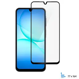 Скло захисне 2E 2.5D FCFG Samsung Galaxy A17 (A175) Black (2E-G-A17-SMFCFG-BB) - мініатюра 1
