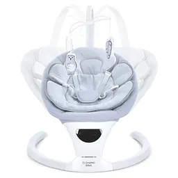 Заколисуючий центр-шезлонг SOUL ME 1175 Light Gray - мініатюра 4
