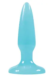 Анальна пробка NS Novelties Firefly Pleasure Plug Mini 8.1 см (блакитний)