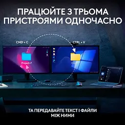 Комплект (клавіатура, миша) бездротовий Logitech MX Keys S Combo Graphite (920-011614) - мініатюра 10