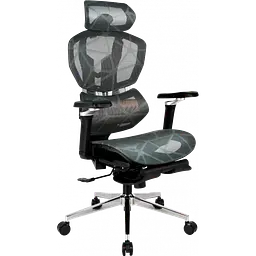 Геймерське крісло GT Racer X-7002 Black/Black/Green (Massage)