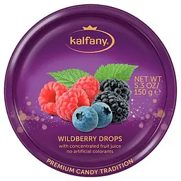Льодяники Kalfany Wildberry Candies Лісові ягоди 150 г (4002590000022)