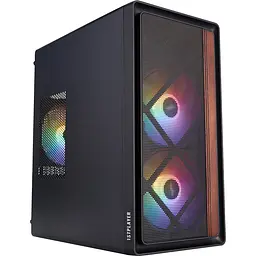 Корпус 1stPlayer WD1-BK-3F1 Black (WD1-BK-3F1) Без БП - мініатюра 2