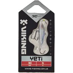 Балансир Viking Fishing Yeti Ice Jig 30mm 5.0g #11 Anchovy - мініатюра 2