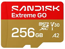Карта пам'яті SanDisk Extreme Go microSDXC 256 GB (SDSQXGN-256G-GN6MN)