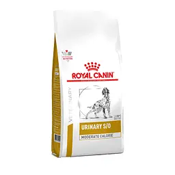 Сухий дієтичний корм Royal Canin Urinary S/O Moderate Calorie для собак схильних до набору зайвої ваги при захворюваннях нижніх сечовивідних шляхів, 1,5 кг (3800015)