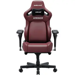 Крісло геймерське Anda Seat Kaiser 4 V2 Size XL до 180 кг ігрове Maroon PVC (AD12YDDC-XLL-20-A-PV/C-03) - мініатюра 3