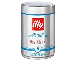 Кава у зернах illy Decaffeinato без кофеїну 250г.