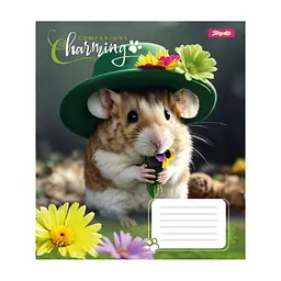 Зошит 1 вересня Charming companions А5 12 аркушів лінія (767218), в асортименті - мініатюра 5