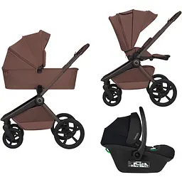 Коляска Lionelo Freya 3 в 1 brown chocolate (LO-FREYA 3IN1 BROWN CHOCOLATE)