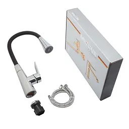 Змішувач для кухні Mixxus Premium Matis 011-T (Nut) refl.black MI8266, Хром - мініатюра 5