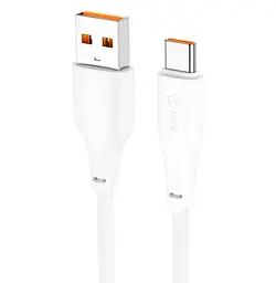 Кабель Hoco X93 Force 100W fast charging data cable Type-C 1M White