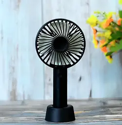Ручний портативний вентилятор Portable Mini Fan X9 на акумуляторі з ручкою міні вентилятор USB - мініатюра 2