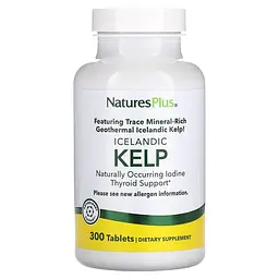 Ламінарія NaturesPlus Kelp 300 tabs (1086-2023-10-2363)