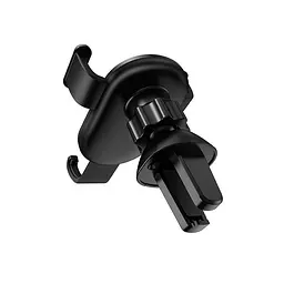 Автотримач для телефону зажим під вагою BOROFONE BH11 Аіг outlet gravity Black - мініатюра 6