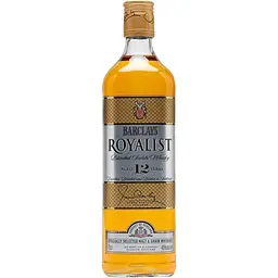 Віскі Barclays Blended Royalist 12 років витримки в подарунковій коробці 40% 0.7 л - мініатюра 2