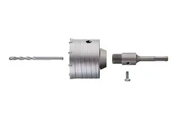 Свердлильна коронка по бетону SDS plus для перфоратора Intertool 80 мм - мініатюра 4