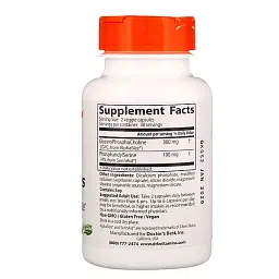 Вітаміни для мозку з GPC і PS Doctor's Best Brain Enhancers 60 капсул - мініатюра 2