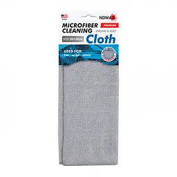 Ганчірка Nowax з мікрофібри For Cleaning 30х30см сіра(NX67331)