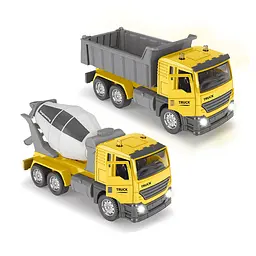 Спецтехніка металева, CLM21K, світлові, звукові ефекти (В асортименті) - мініатюра 4