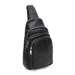 Чоловічий рюкзак шкіряний Keizer K11613bl-black