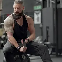 Лямки для тяги RDX W1 Gym Single Strap Black Plus (WAN-W1B+) - мініатюра 5