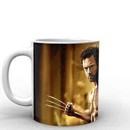 Кухоль GeekLand Росомаха Wolverine Х'ю Джекман WR.02.006 330 мл білий - мініатюра 2
