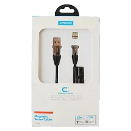Магнітний Type C кабель Joyroom Magnetic S-M408 Type-C 1.2 м 3A чорний - мініатюра 2