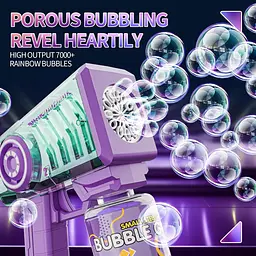 Бульбашковий пістолет для дітей Bubble Blaster Toy 5000+ Bubbles Per Min Bubble M - мініатюра 3