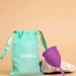 Менструальна чаша Womanizer x Lunette Model 1 (Violet) - мініатюра 3