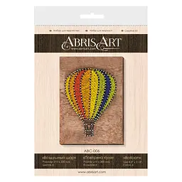 Набір стрінг-арт Abris Art Повітряна куля ABC-006 дерев'яна основа - мініатюра 6