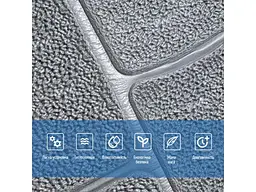 Панель стінова 3D STICKER WALL 700 * 700 * 6мм Камінь срібло (153) SW-00000187 - мініатюра 5
