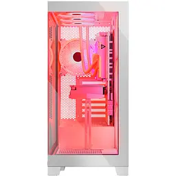 Корпус Modecom VOLCANO SPACE APEX ARGB 4x140mm fans MIDI USB 3.0x2+TYPE-C БІЛИЙ без Блок живлення ATX - мініатюра 2