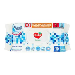 Серветки вологі господарчі Ruta Selecta універсальні 48 шт.