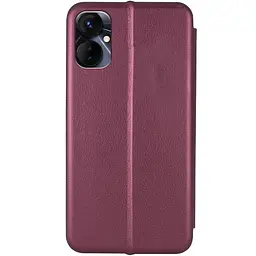 Шкіряний чохол-книжка Classy для TECNO Camon 19 Neo Бордовий - мініатюра 2