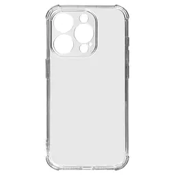 Прозрачный чехол для Apple iPhone 15 Pro с защитой камеры и усиленными бортами, тонкий, силиконовый, бесцветный, ударопрочный, противоударный бампер с закрытой камерой, ArmorStandart (ARM70847)