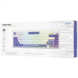 Клавіатура Proove Gaming Raster (Ukraine Layout) White/Purple (WKRS00022417) - мініатюра 3